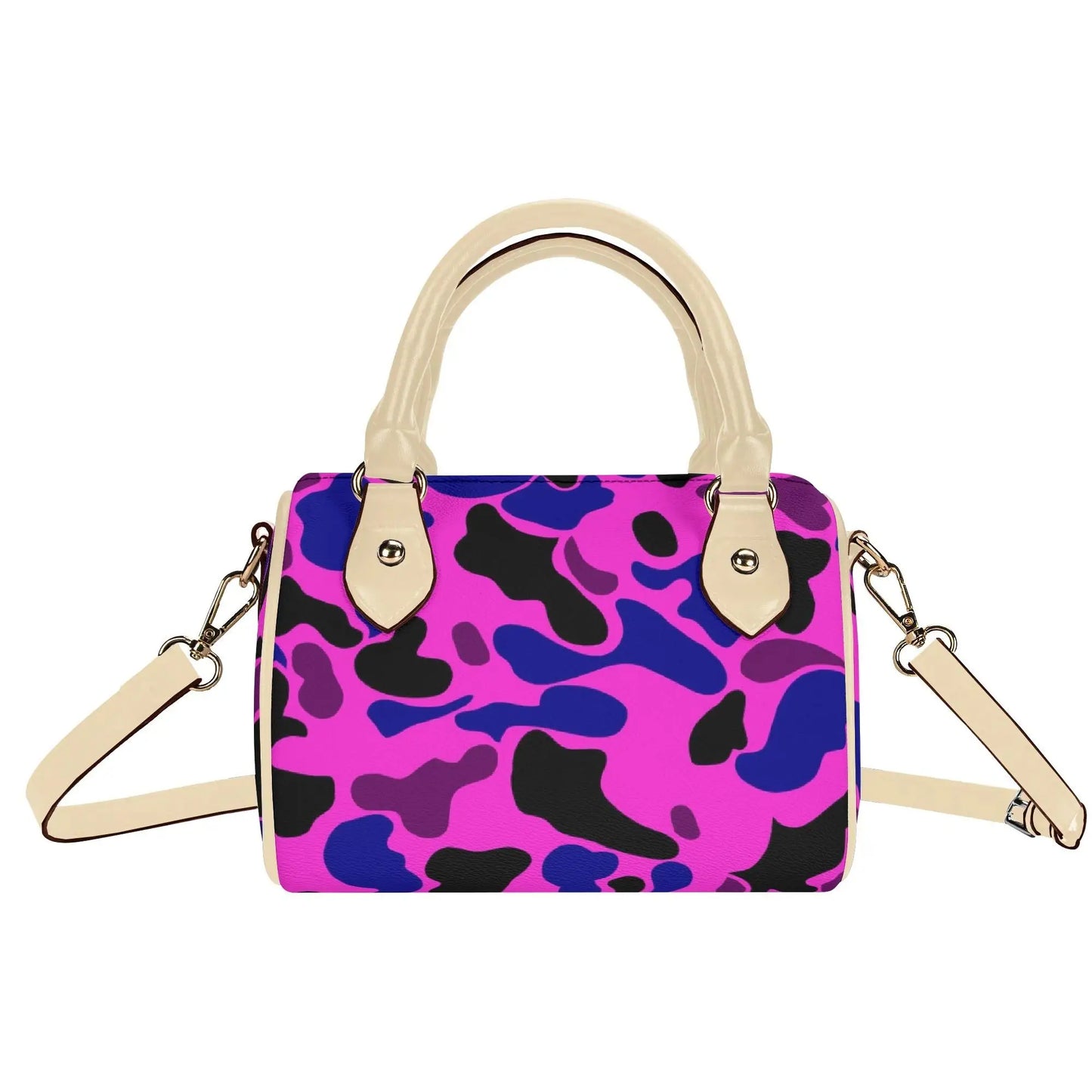 New High Quality Custom Pink Style Design Crossbody Bag Pillow Bag Waterproof Cloud Camo Pu Leather Purse for Lady Daily Use