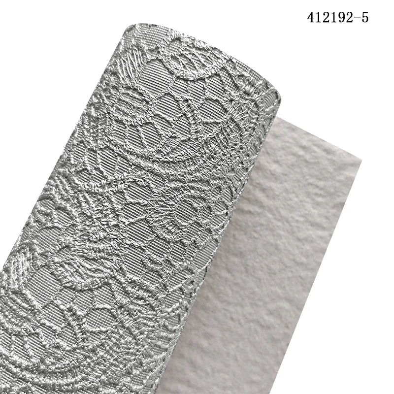 1.2mm High Quality Faux Leather Embossed Artificial Leather Embossed Imitation Leather Cotton Back Material