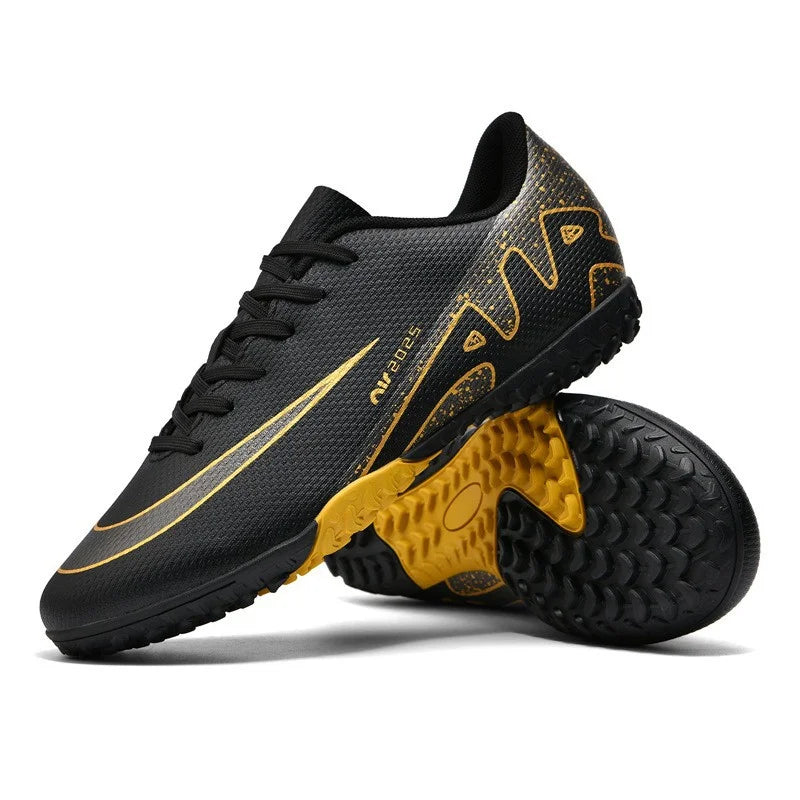 High Quality Football Socks Soccer Children's Unisex Anti-Slip Football Shoes with Synthetic Leather Upper for Grass Training