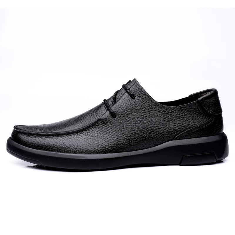 New Wholesale Oxford and Dress Shoes Flexible Business Casual Lace-up Men's Ankle Boots Top Cow Leather 37-45# High Quality