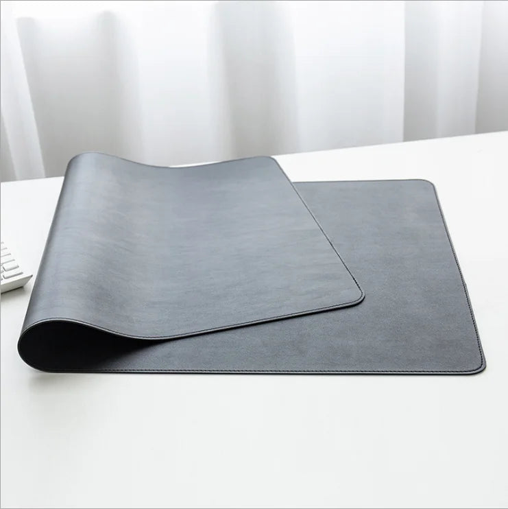 Anti-slip Mouse Pad Double-Sided Leather/Suede Gaming Mice Mat Desk 300*600mm Comfortable for Home Office Laptop PC MacBook