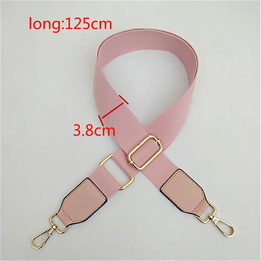 Women's Bag Strap One-Shoulder Crossbody Ladded All-Match Polyester Cotton Belt Bag Modification Accessories Wide Belt Adjustable Replacement