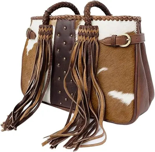 Customized Latest Leather Bag Gift for Her Unique Cow Hide Leather Bag Genuine Leather Shoulder Bag for Ladies