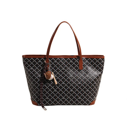 Wholesale Designer Luxury Large Canvas and Real Leather Tote Bags for Women Small Pocket Composite Bag Men Handbags Shopping