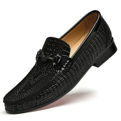 Factory Supply in Ready Stock Top Grade Quality Cow Genuine Leather Office Business Party Wedding Men Dress Oxford Loafers Shoes
