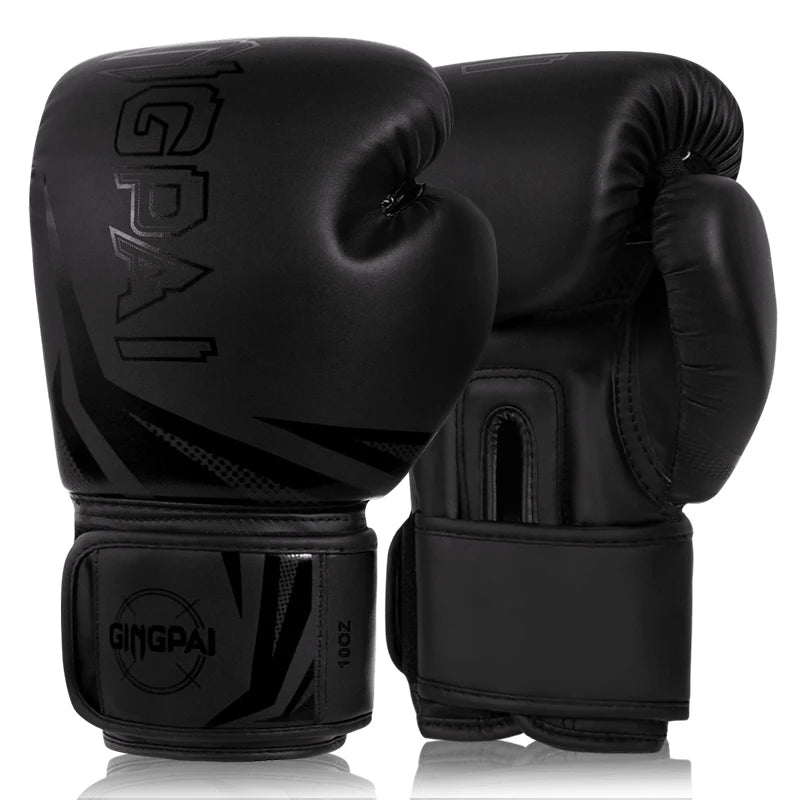 Professional Muay Thai MMA Sanda Training Gloves Daily Outdoor Waterproof PU Leather 6-16oz for Closure Non-Slip
