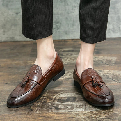 High Quality Fashionable Italian Business Shoes for Men GENUINE LEATHER Oxfords Dress Men Dress Shoes