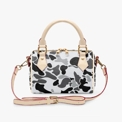 Women's Handbag Customized pink Camo Zipper Tote Bag PU Leather HandBag Cloud CamoPrinted Casual Travel Handle Crossbody Bag