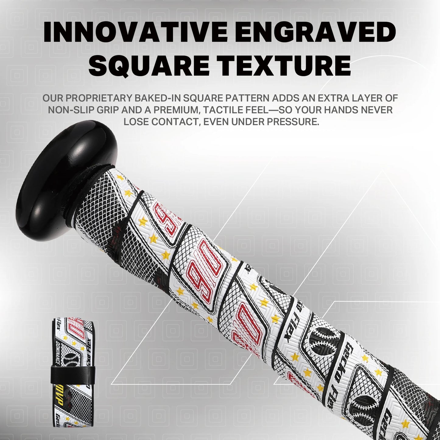 AMASPORT Custom Baseball Grip Bat Tape New Design with Professional & Soft Features Made From PU Leather & Custom Logo