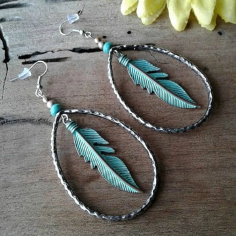 leather Earrings big leather Earrings Spiral Shell leather earrings Bohemia Earring