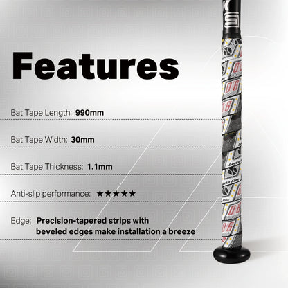 AMASPORT Custom Baseball Grip Bat Tape New Design with Professional & Soft Features Made From PU Leather & Custom Logo