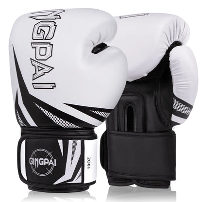 Professional Muay Thai MMA Sanda Training Gloves Daily Outdoor Waterproof PU Leather 6-16oz for Closure Non-Slip