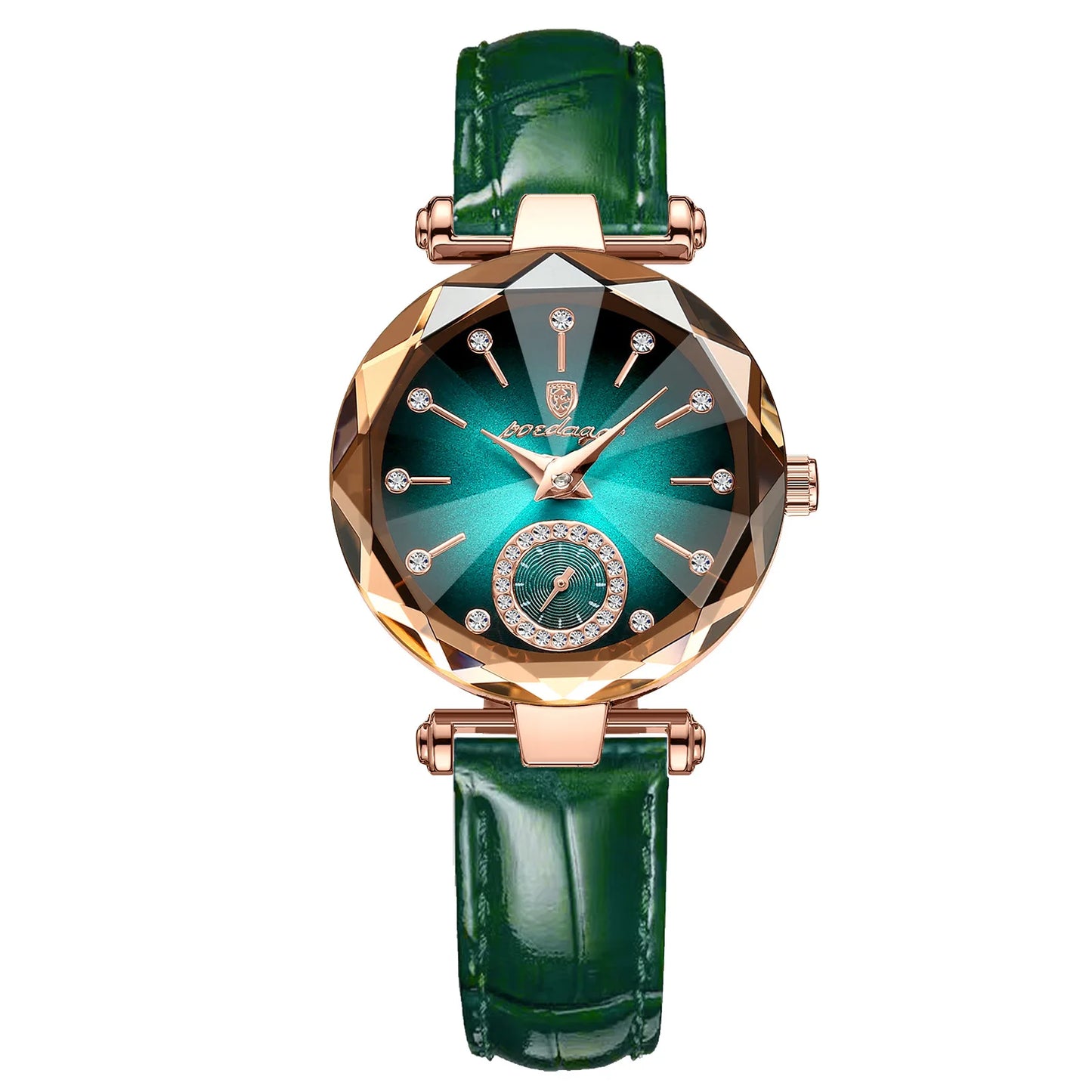POEDAGAR 719 Leather Women's Quartz Wristwatch Fashion Vintage Business Luxury Waterproof  Watch for Women Ladies Montre Relojes