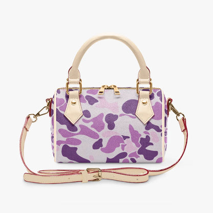 Women's Handbag Customized pink Camo Zipper Tote Bag PU Leather HandBag Cloud CamoPrinted Casual Travel Handle Crossbody Bag