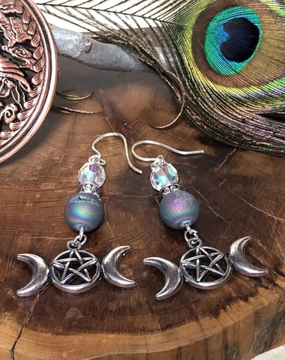 leather Earrings big leather Earrings Spiral Shell leather earrings Bohemia Earring