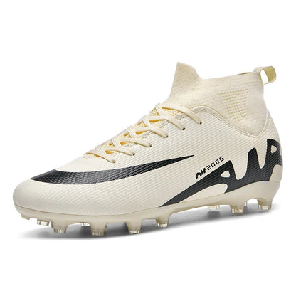 High Quality Football Socks Soccer Children's Unisex Anti-Slip Football Shoes with Synthetic Leather Upper for Grass Training
