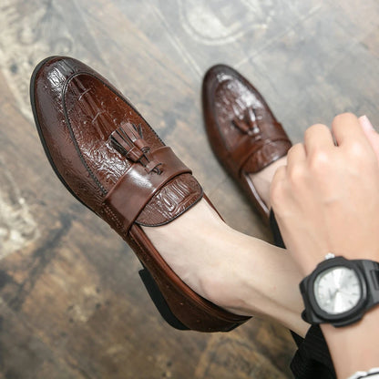High Quality Fashionable Italian Business Shoes for Men GENUINE LEATHER Oxfords Dress Men Dress Shoes