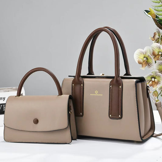 Wholesale 2pcs Handbags Set Handbags for Women Luxury Factory Sac Pour Femme Bolsas Femininas Bolsas Para Mujer PU Leather Bags