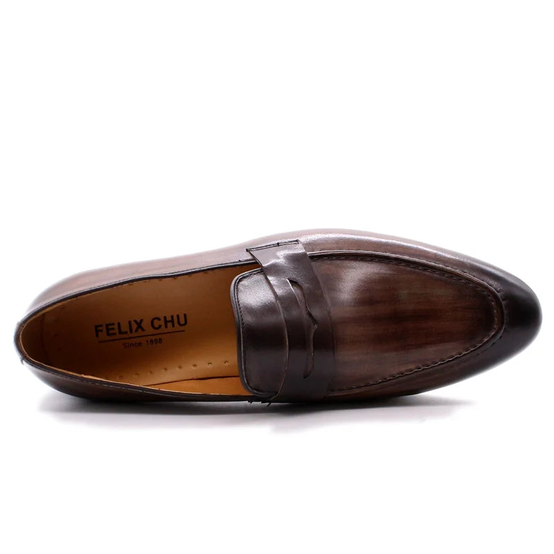 Branded Formal Loafers Shoes Genuine Leather for Men Low Price