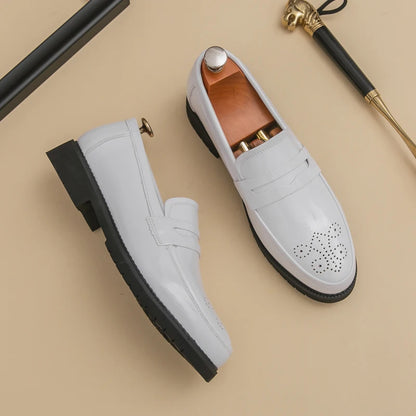 2024 Formal Chef Shoes Kitchen Men Breathable Loafers Shoes New Design Big Size Men's Casual Dress Shoes Leather Pairs for Men