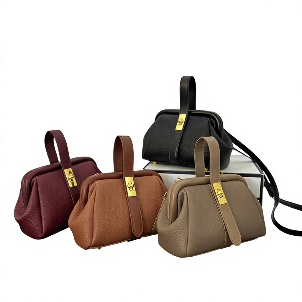 2026 New HK Fashion Simple Women's New Crossbody Mini Shoulder Bag PU Leather Handbag Mobile Phone Coin Purse Bag Small Square