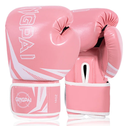 Professional Muay Thai MMA Sanda Training Gloves Daily Outdoor Waterproof PU Leather 6-16oz for Closure Non-Slip
