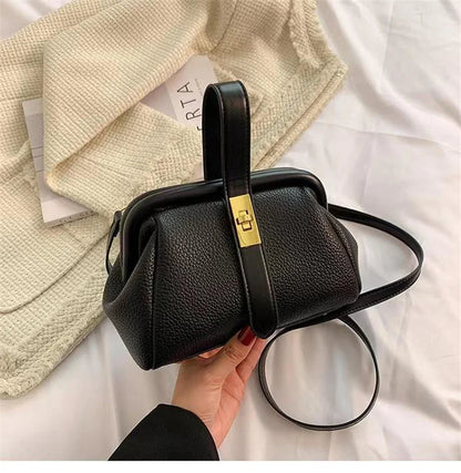 2026 New HK Fashion Simple Women's New Crossbody Mini Shoulder Bag PU Leather Handbag Mobile Phone Coin Purse Bag Small Square