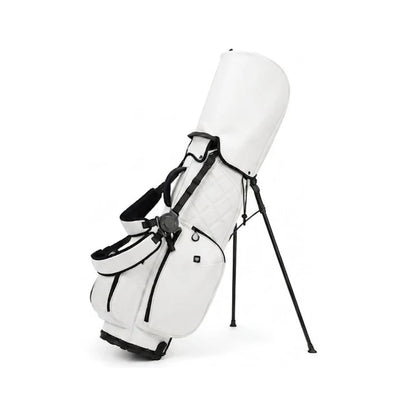 14 Divider Pu Leather Waterproof Golf Stand Bag Custom Light Weight Stand Golf Bags