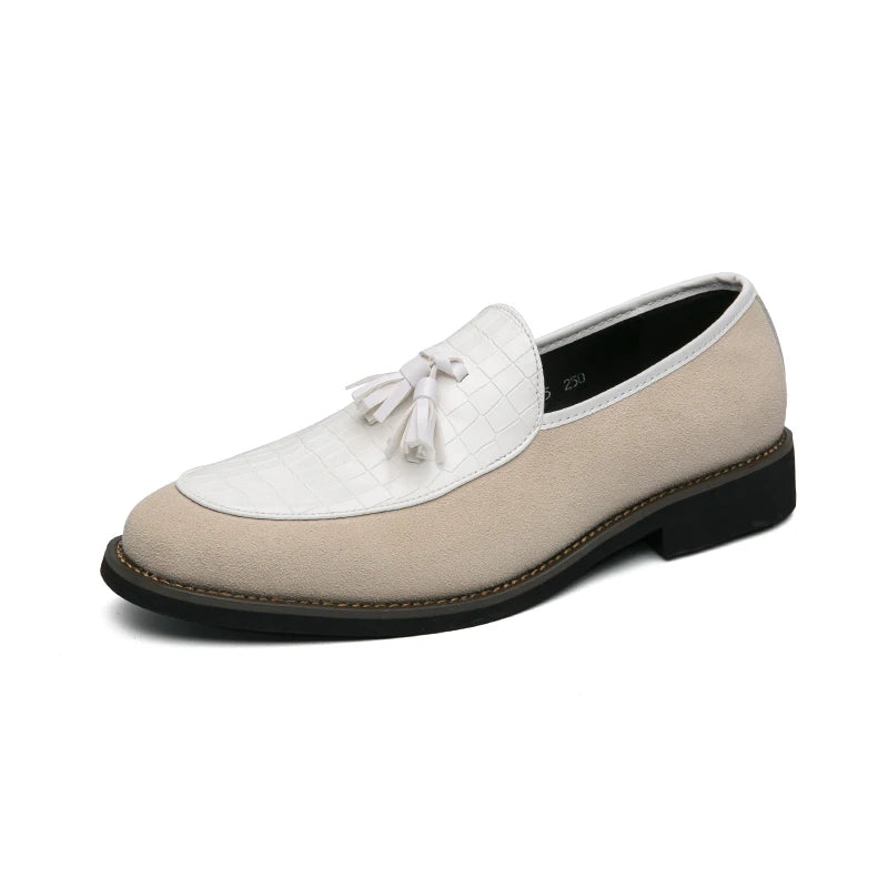 Men's Retro Designer Dress Shoes & Oxfords Genuine Leather Casual Pointed Toe Loafers Easy Wear Large Sizes with New Styles
