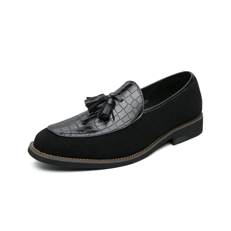Men's Retro Designer Dress Shoes & Oxfords Genuine Leather Casual Pointed Toe Loafers Easy Wear Large Sizes with New Styles