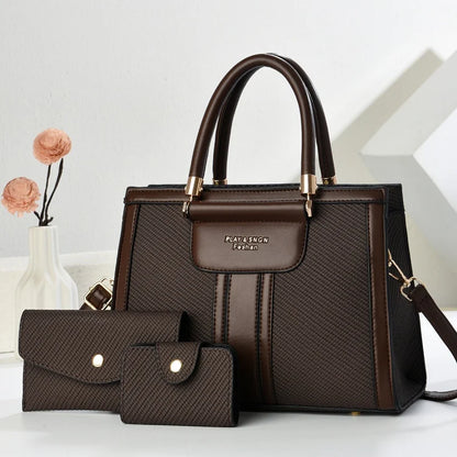 Customized Factory Casual Tote Women's Wallet Handbag Saffiano Leather PU Chain Nylon Lining Low Price Designer Zipper Style