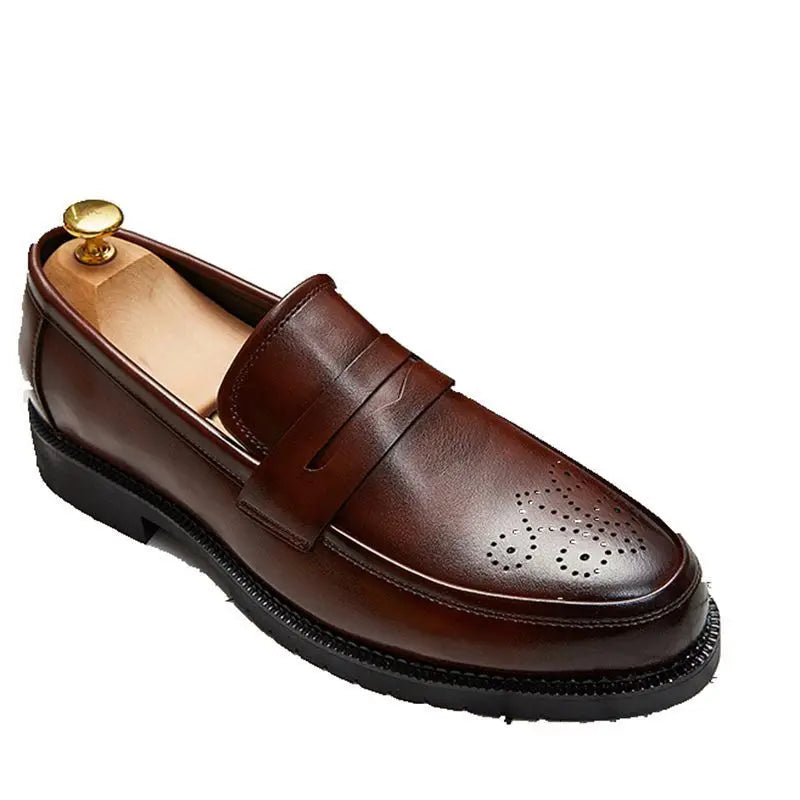 2024 Formal Chef Shoes Kitchen Men Breathable Loafers Shoes New Design Big Size Men's Casual Dress Shoes Leather Pairs for Men