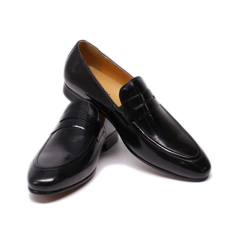 Branded Formal Loafers Shoes Genuine Leather for Men Low Price