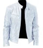 Custom Logo Wholesale Autumn Winter Mens Warm Windbreaker Faux PU Leather Coat Plus Size 4xl 5xl Motorcycle Jackets