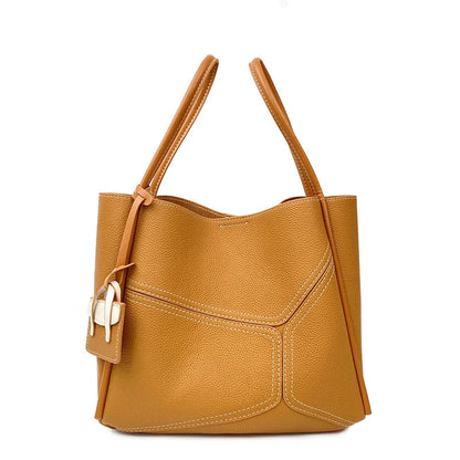 Manufacturer Real Cowhide Leather Woman Tote Bag Large Capacity Shoulder Bags Women Crossbody Handbags