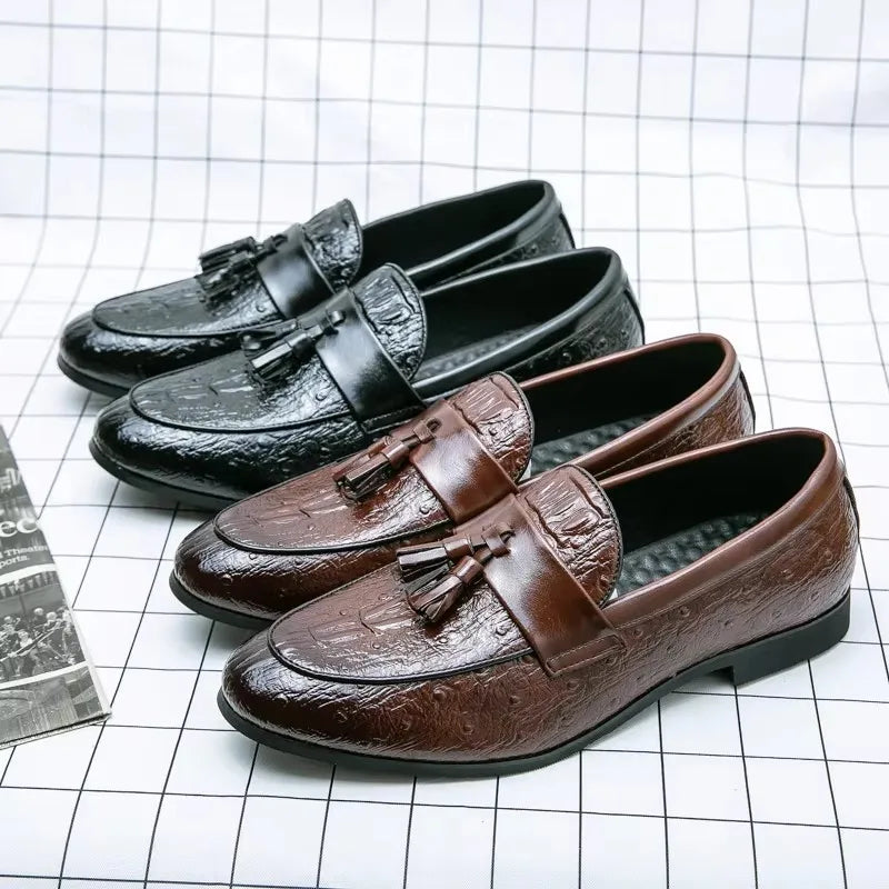 High Quality Fashionable Italian Business Shoes for Men GENUINE LEATHER Oxfords Dress Men Dress Shoes