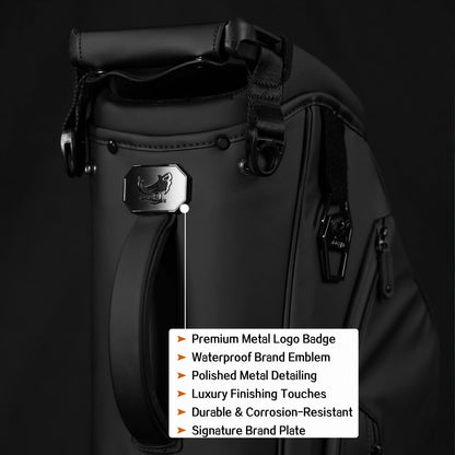 JBoss Golf  Premium 6 14Ways Golf Bags for Men High Quality Waterproof Pu Leather Golf Bags