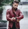 Liu Ming New Autumn Winter Mens Fashion PU Leather Plus Size Jacket Coats