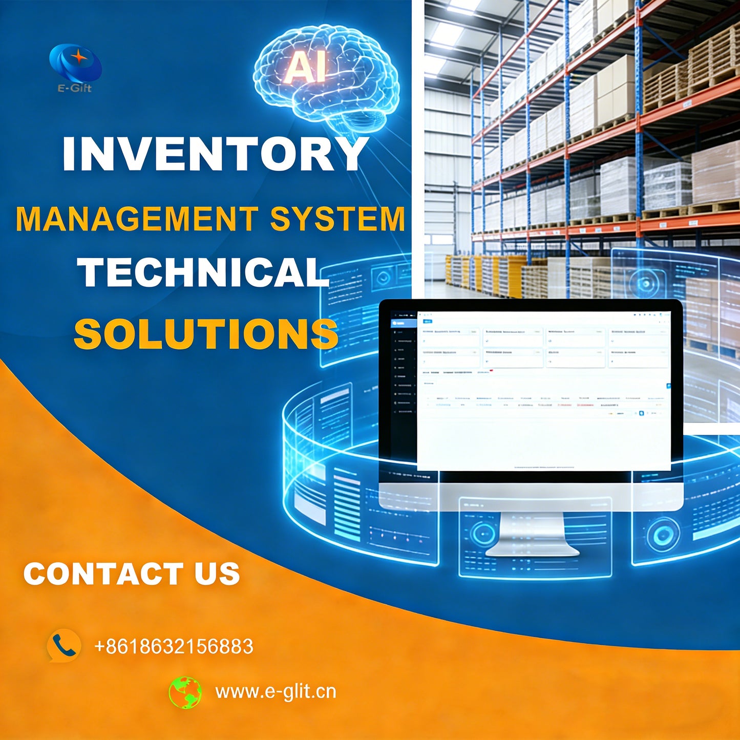 AI Intelligent Warehouse Inventory Management Software Stock Demand Forecasting MAC OS Warning Capacity Saturation Prediction