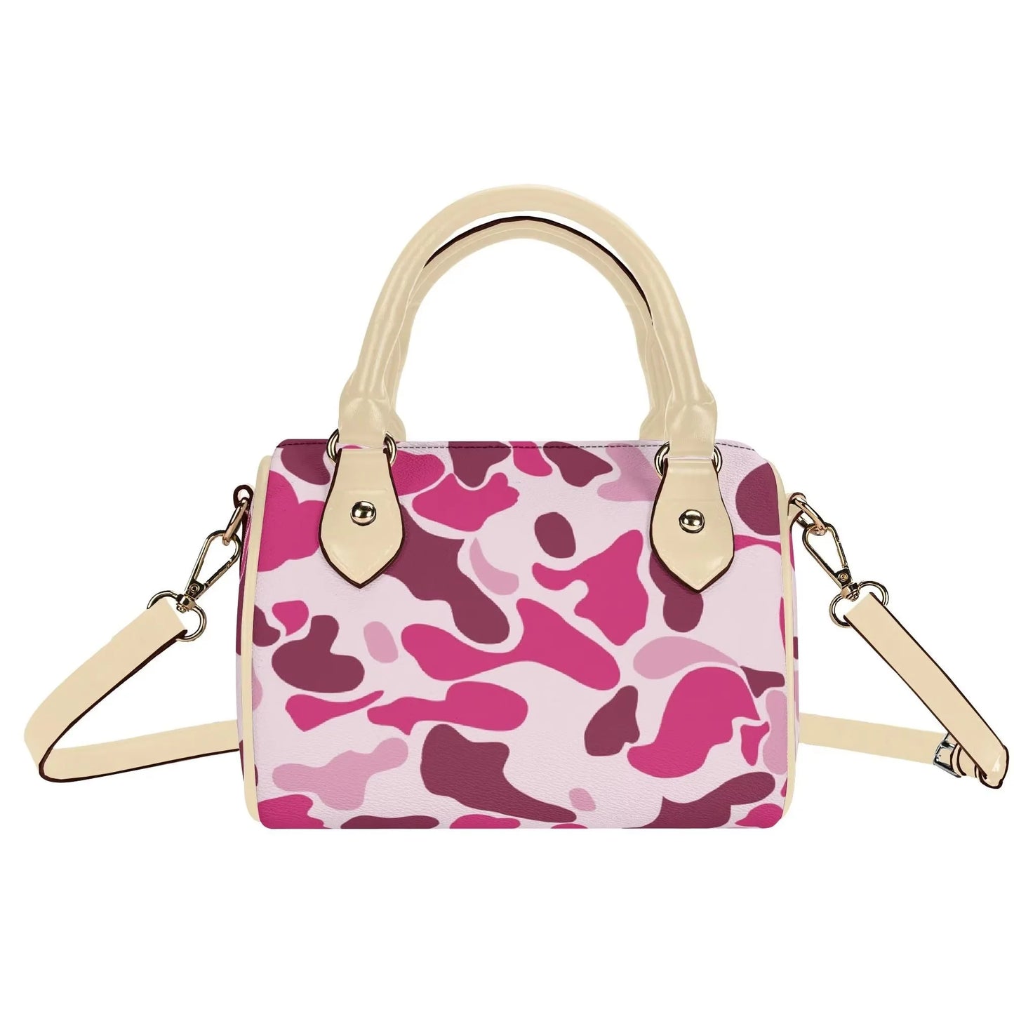 New High Quality Custom Pink Style Design Crossbody Bag Pillow Bag Waterproof Cloud Camo Pu Leather Purse for Lady Daily Use