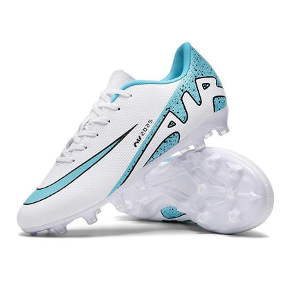 High Quality Football Socks Soccer Children's Unisex Anti-Slip Football Shoes with Synthetic Leather Upper for Grass Training