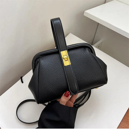 2026 New HK Fashion Simple Women's New Crossbody Mini Shoulder Bag PU Leather Handbag Mobile Phone Coin Purse Bag Small Square