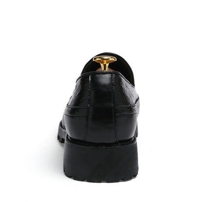 2021 New Arrivals Mens Oxford Loafers Slip-On Pointy Toe Business Casual Dress Formal Leather Shoes