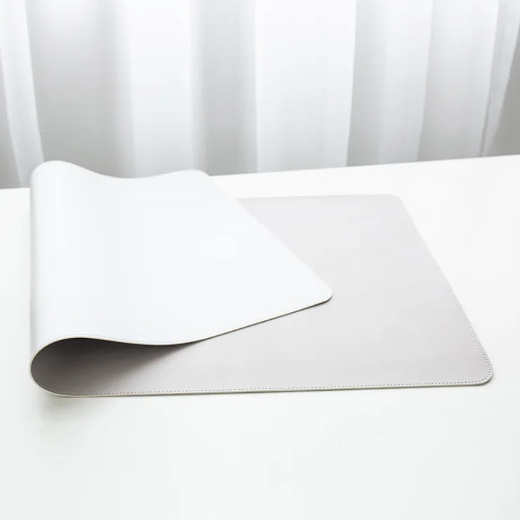 Anti-slip Mouse Pad Double-Sided Leather/Suede Gaming Mice Mat Desk 300*600mm Comfortable for Home Office Laptop PC MacBook