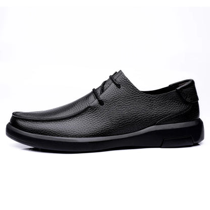 New Wholesale Oxford and Dress Shoes Flexible Business Casual Lace-up Men's Ankle Boots Top Cow Leather 37-45# High Quality