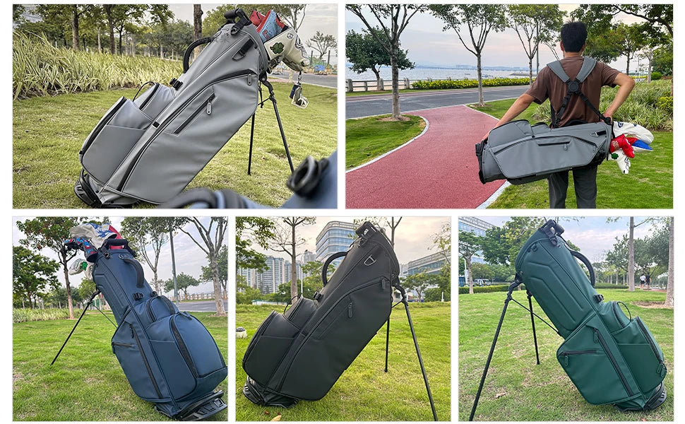 JBoss Golf  Premium 6 14Ways Golf Bags for Men High Quality Waterproof Pu Leather Golf Bags