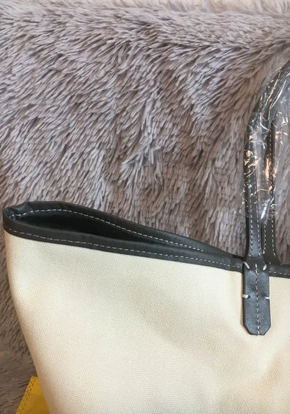 Wholesale Designer Luxury Large Canvas and Real Leather Tote Bags for Women Small Pocket Composite Bag Men Handbags Shopping