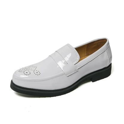 2024 Formal Chef Shoes Kitchen Men Breathable Loafers Shoes New Design Big Size Men's Casual Dress Shoes Leather Pairs for Men