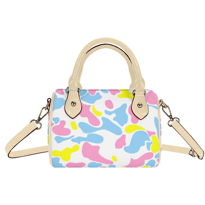 New High Quality Custom Pink Style Design Crossbody Bag Pillow Bag Waterproof Cloud Camo Pu Leather Purse for Lady Daily Use