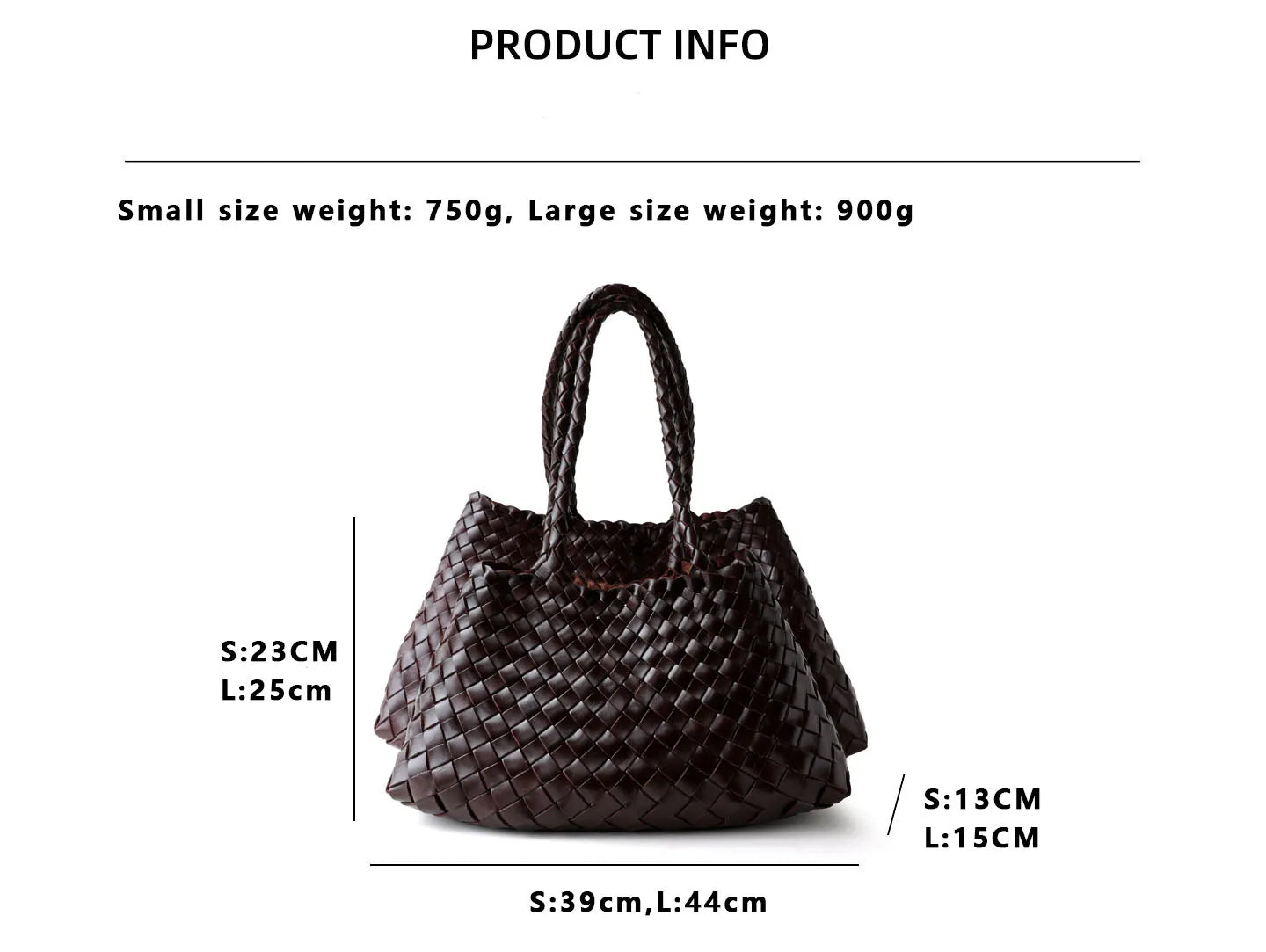 Luxury Tanned Cowhide Genuine Braided Leather Woven Shoulder Bags Large Capacity Soft Hand-woven  Women's Bags with Cotton Pouch